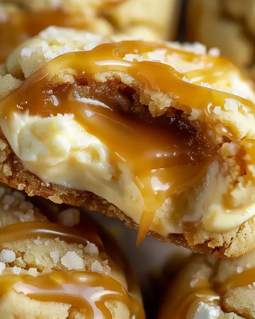 Caramel Cheesecake Cookies