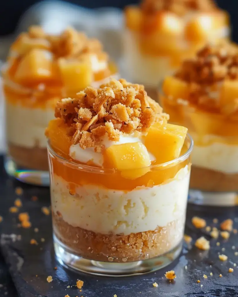 Peach Cobbler Cheesecake Cups 2 1 2 20