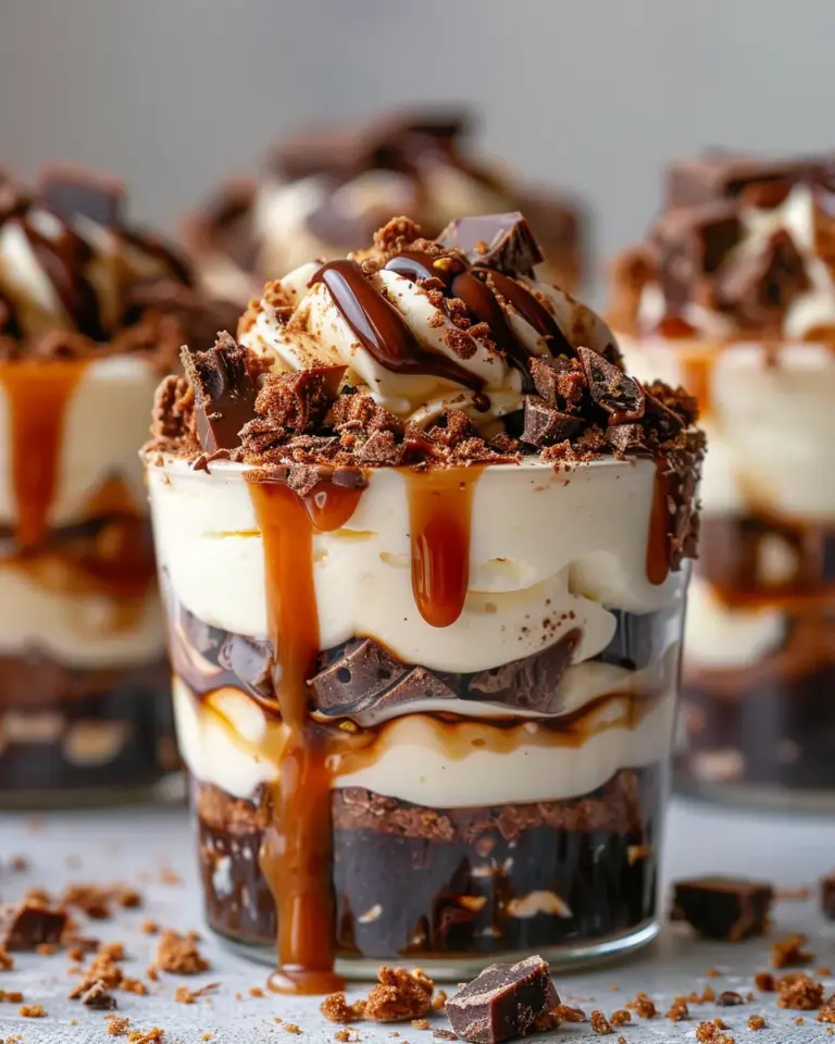 Loaded Brownie Cheesecake Cups
