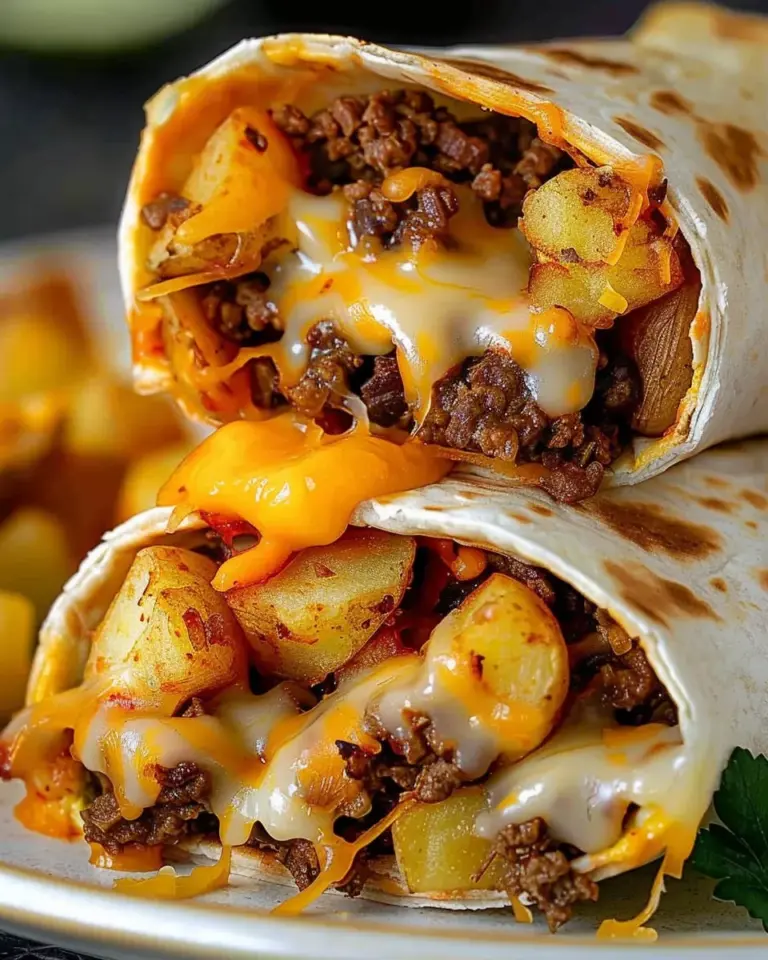 Cheesy Potato Burritos