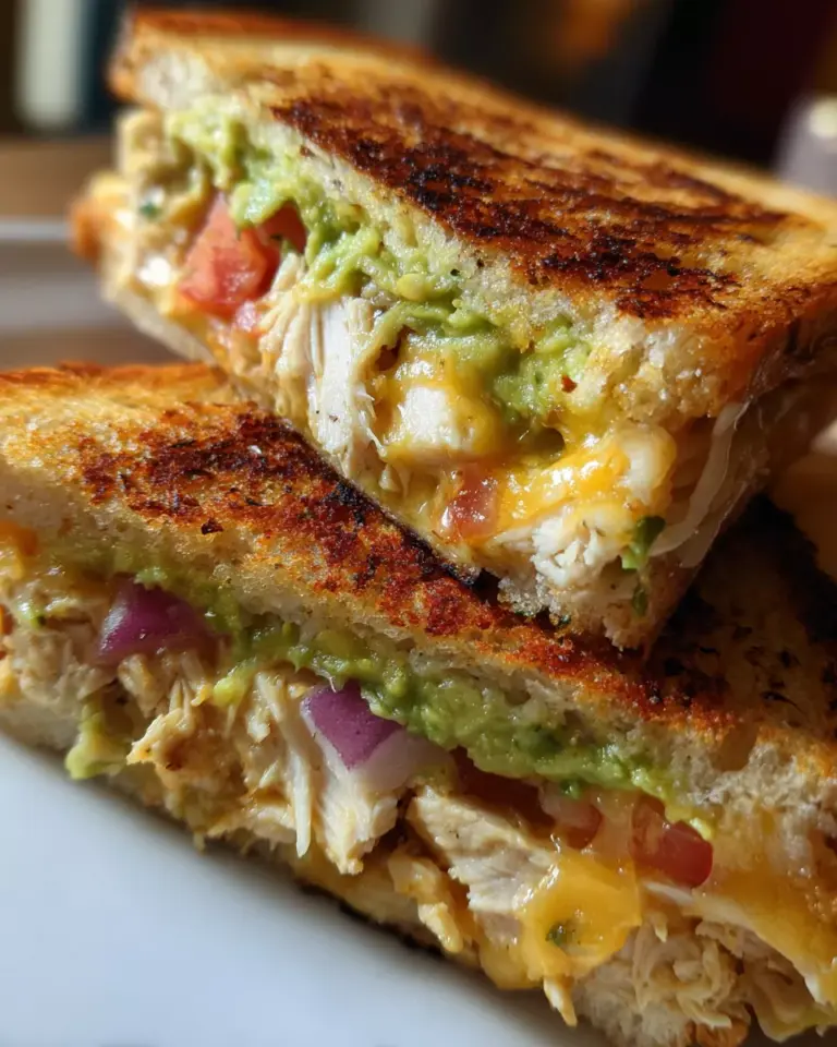 Chicken Avocado Melt Sandwich