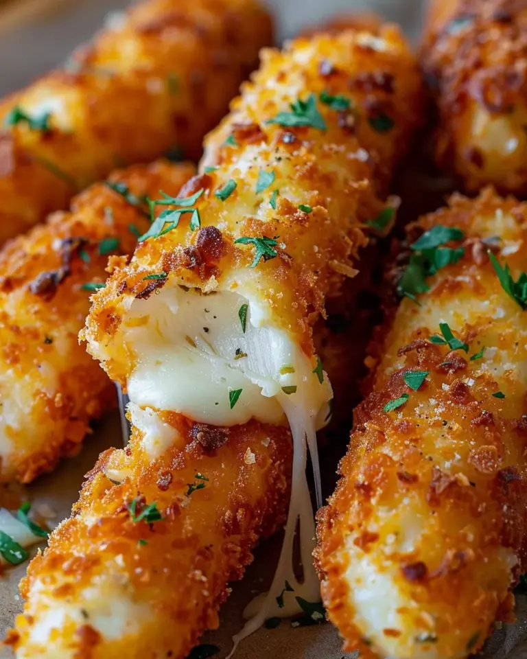 crispy homemade mozarella