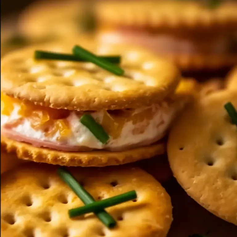 Ritz Cracker Party Sandwiches