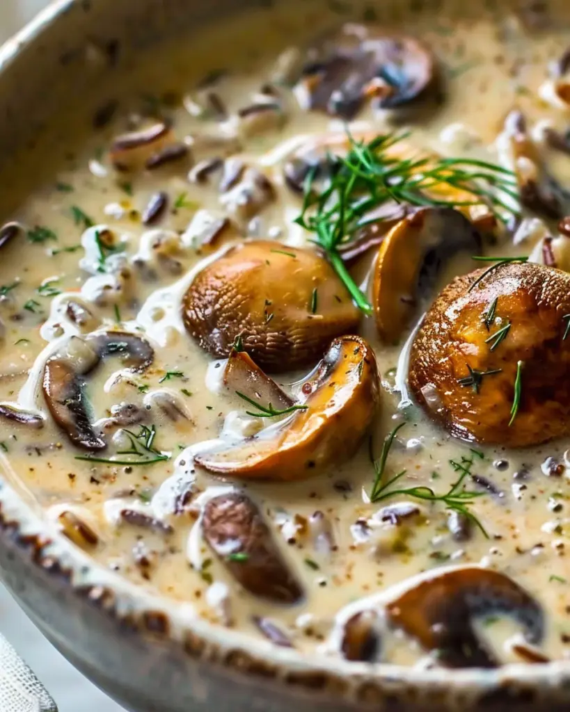 Wild Rice Mushroom Soup