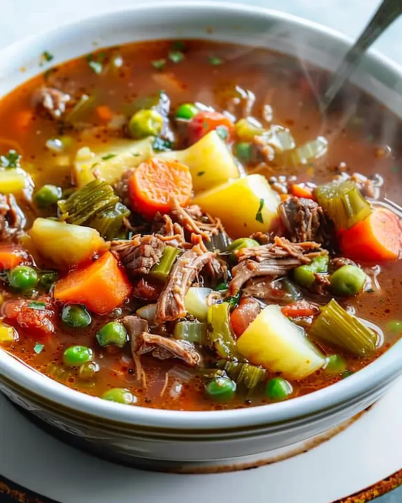 Old-Fashioned Vegetable Beef Soup