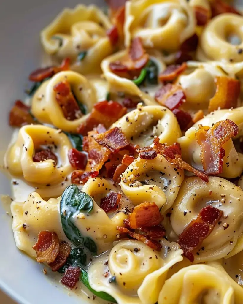 Indulgent Bacon Cream Cheese Tortellini Recipe to Wow You