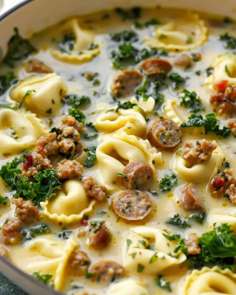 Sausage Tortellini Soup