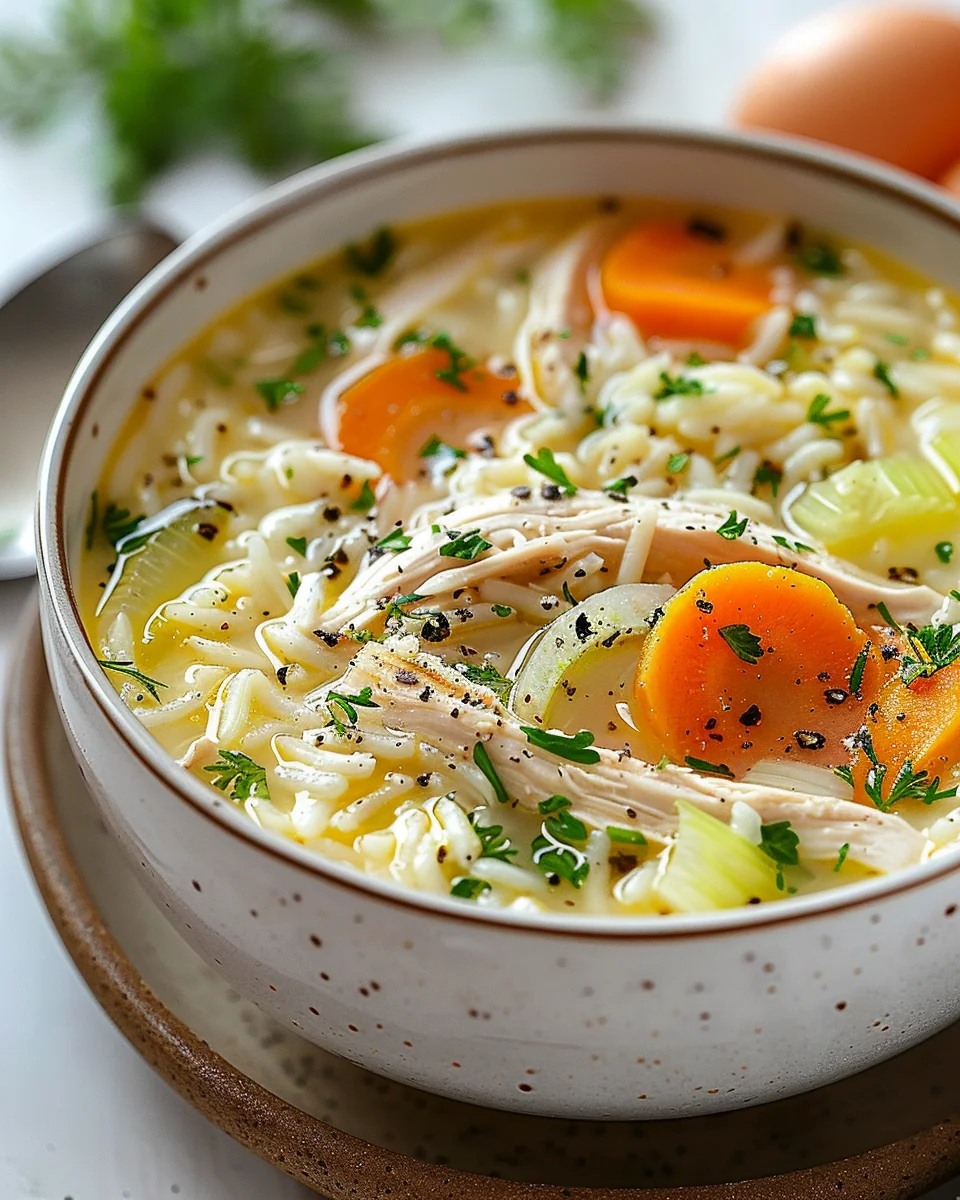 greek lemon chicken soup