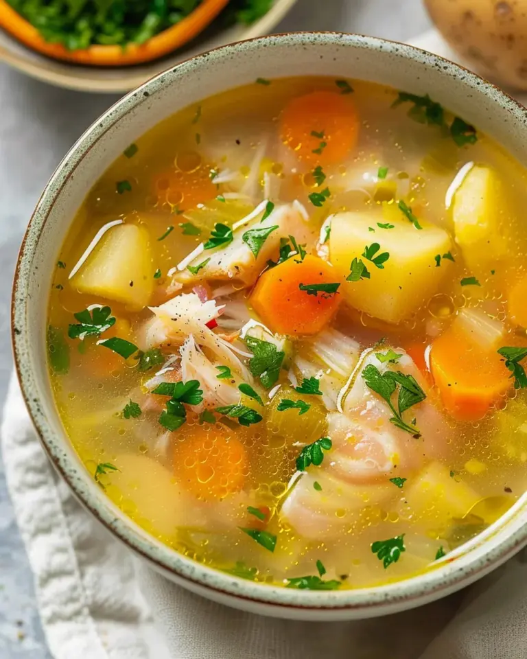 Creamy Vegetable Fish Soup