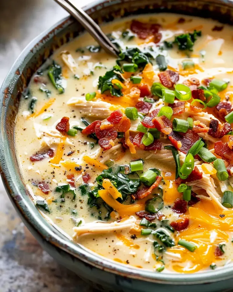SLOW COOKER CRACK CHICKEN SOUP