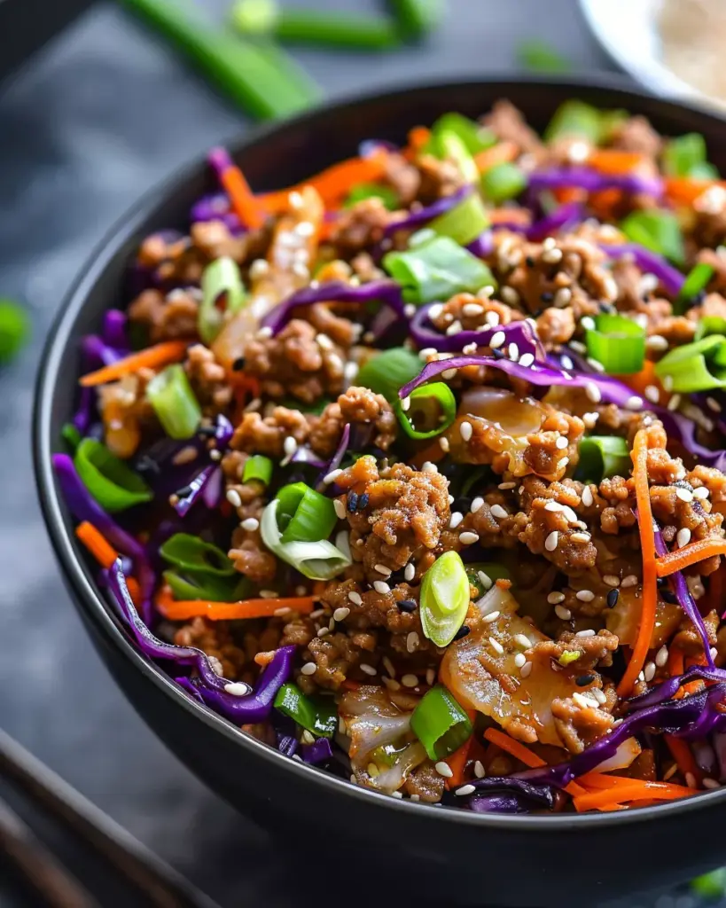 Egg Roll in a Bowl (One-Skillet, Keto)