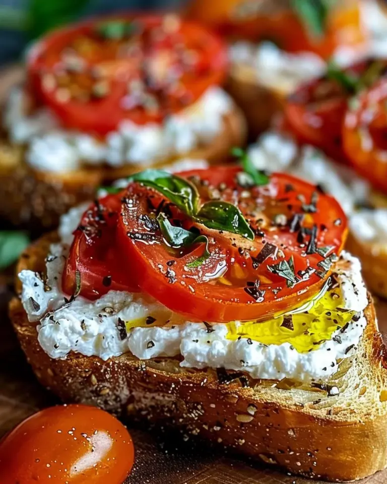 Ricotta and Tomato Sourdough Toast