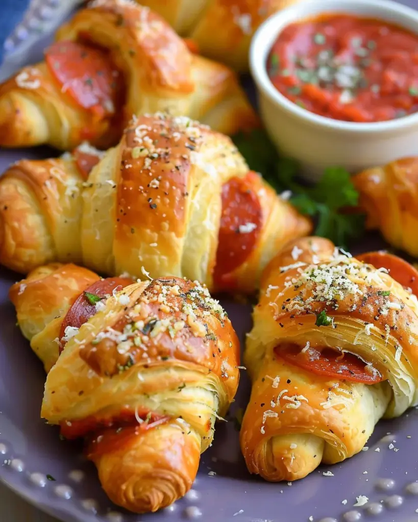 Mozzarella Pepperoni Croissant