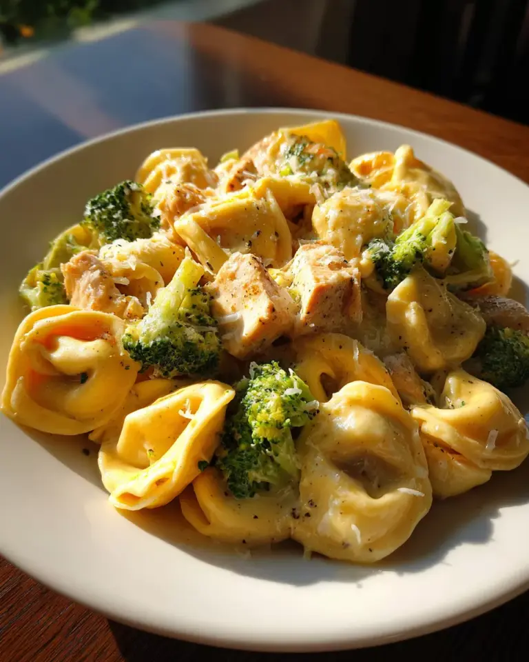 Cheesy Chicken Broccoli Tortellini