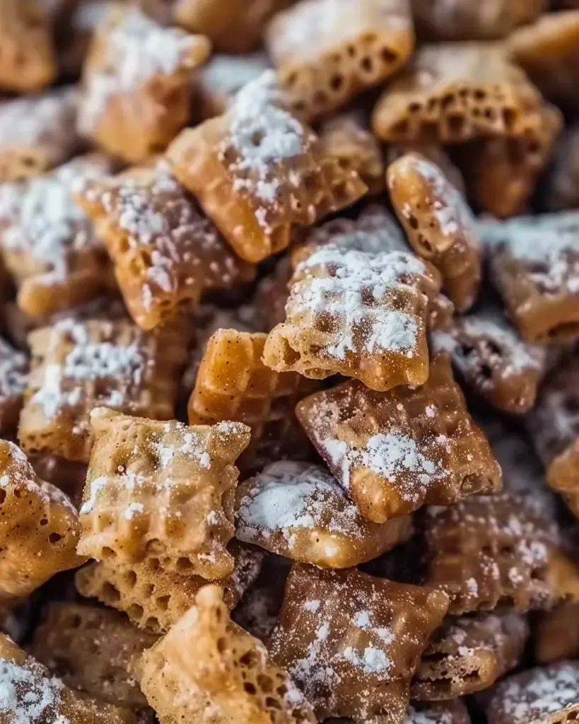 irresistible Caramel Apple Puppy Chow