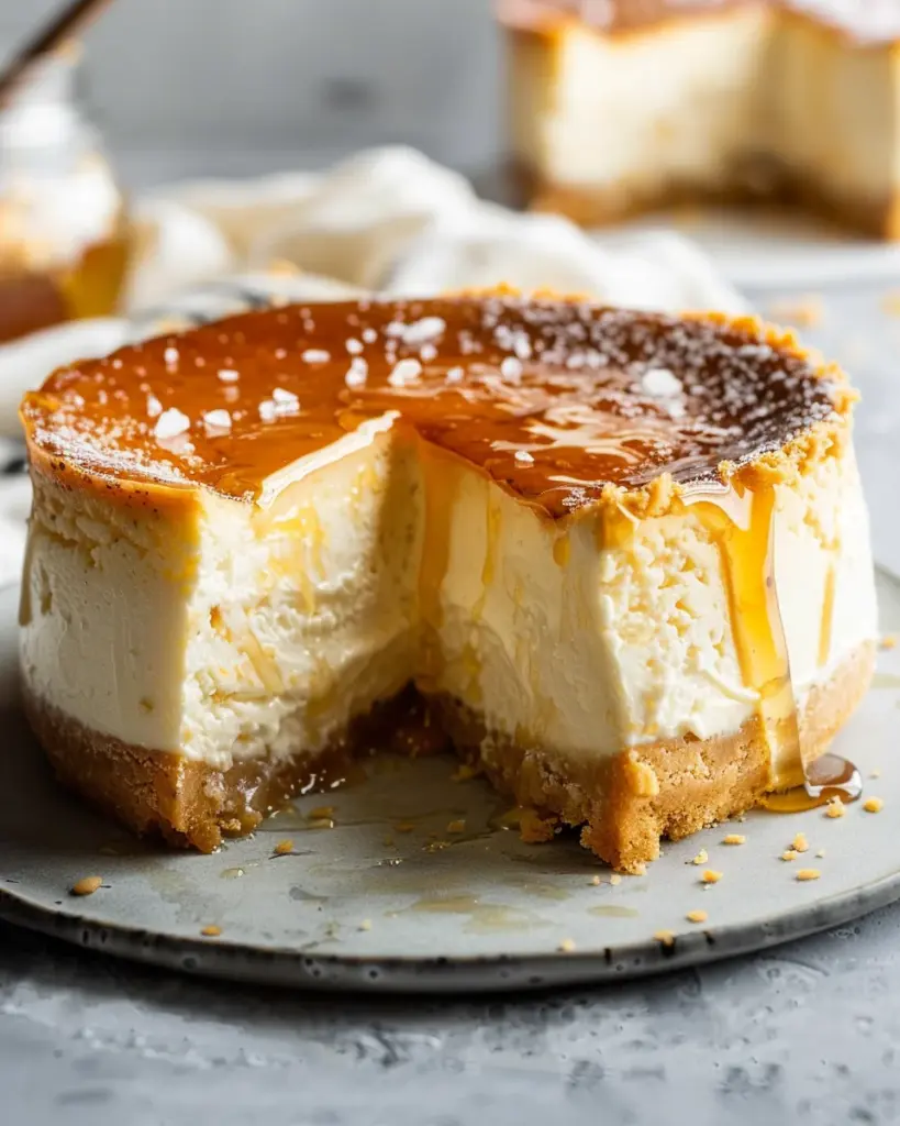 Salted Honey Cheesecake