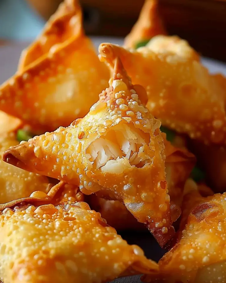 Crab Rangoon – Crab & Cream Cheese Filled Crispy Wontons