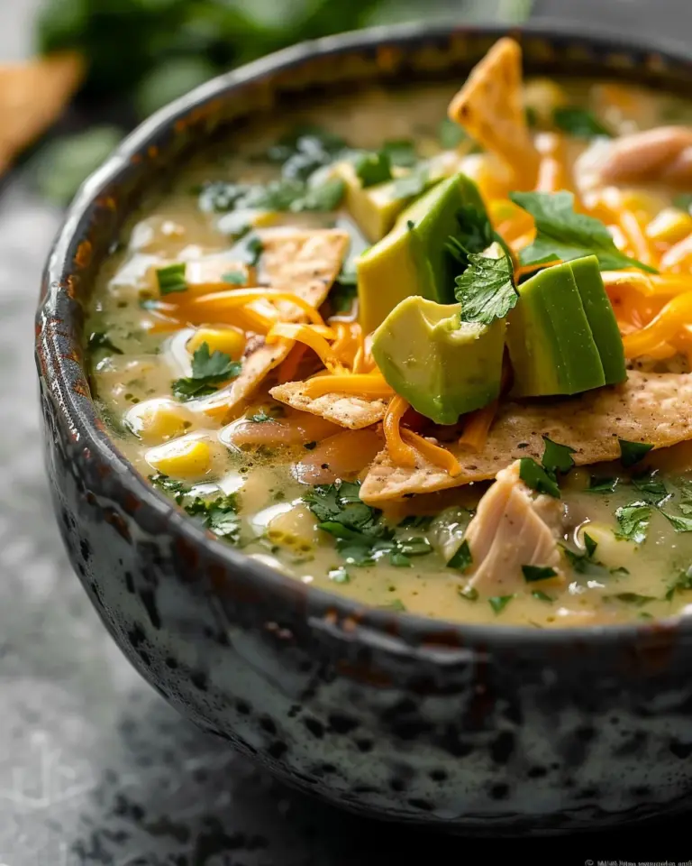 Green Enchilada Chicken Soup Recipe