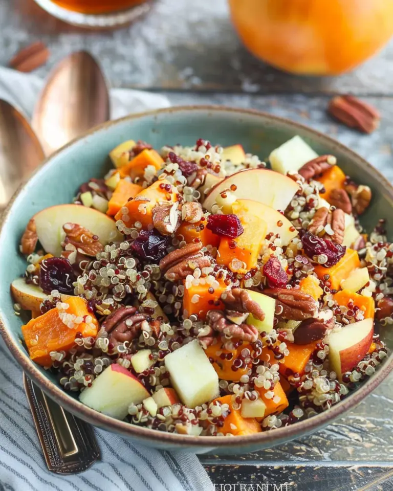 Apple Sweet Potato Quinoa Salad