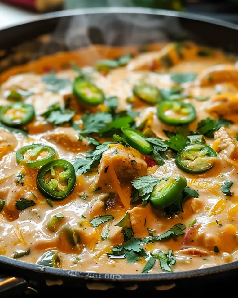 Creamy Jalapeño Chicken Skillet Recipe