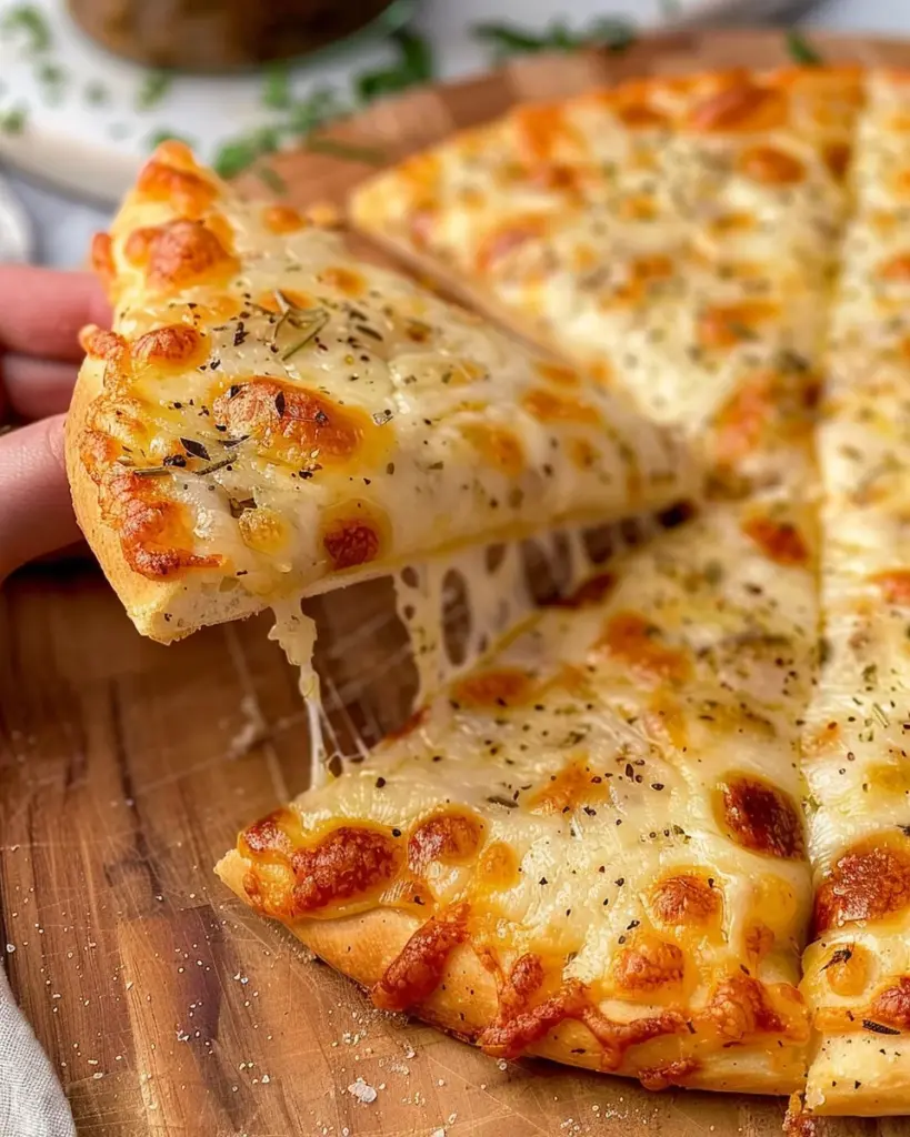 Air Fryer Cheesy Tortilla Garlic Bread