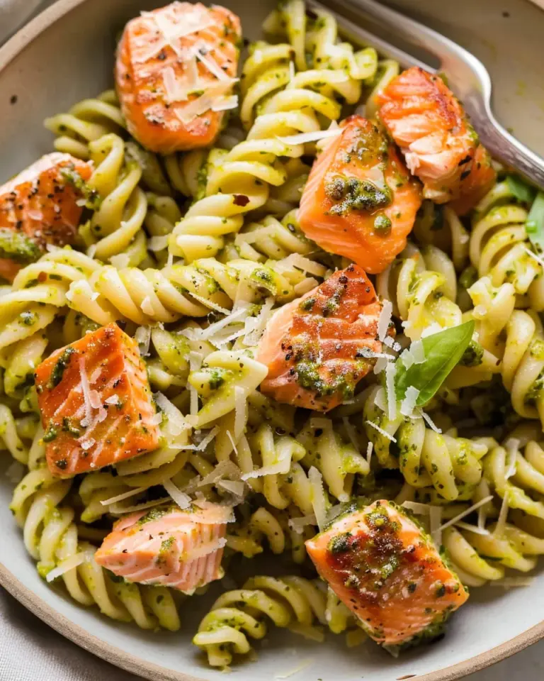 Salmon Pesto Pasta