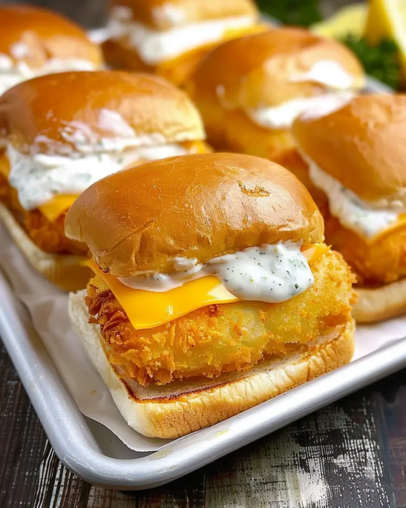 Filet-O-Fish Sliders (Fish Burger Sliders)