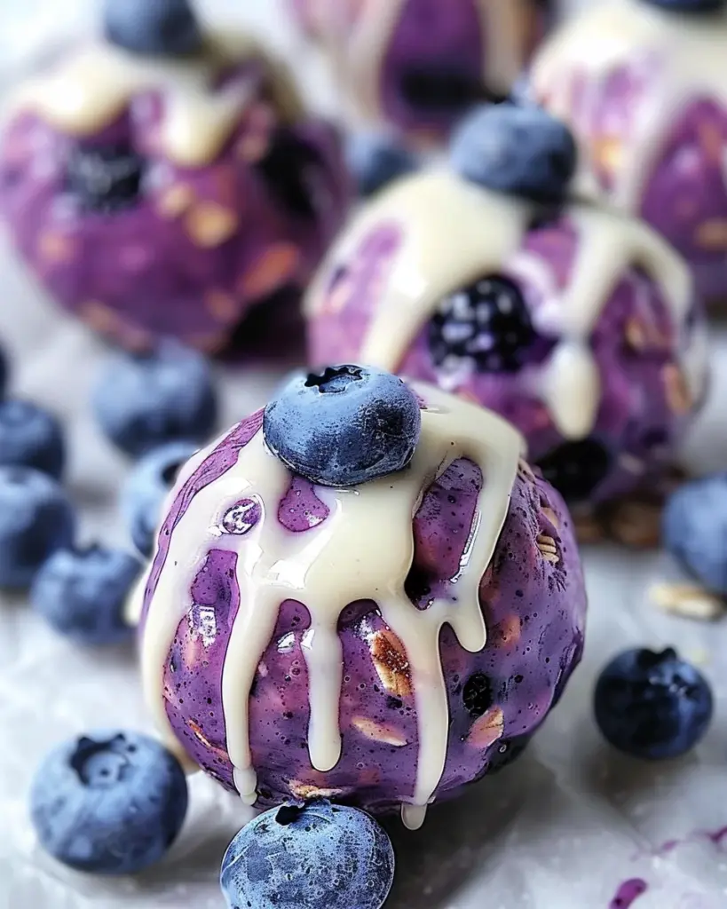 Blueberry Cheesecake Protein Bites – A No-Bake, High-Protein Snack