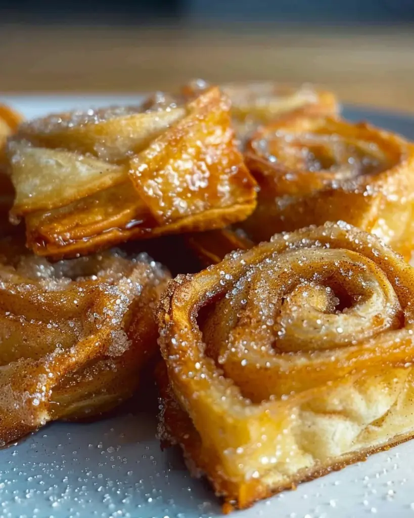 12-Minute Air Fryer Cinnamon Sugar Tortilla Rolls – Irresistible!