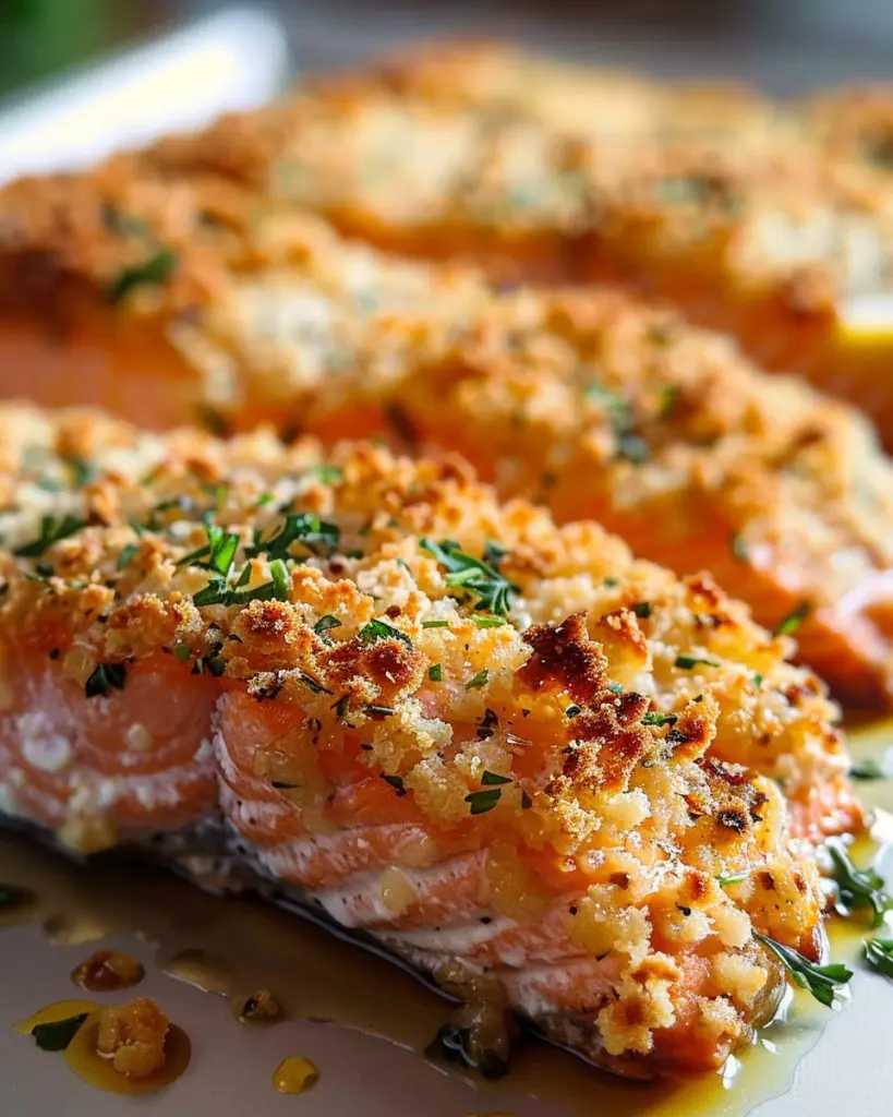 Crispy Parmesan Crusted Baked Salmon: 1 amazing dish