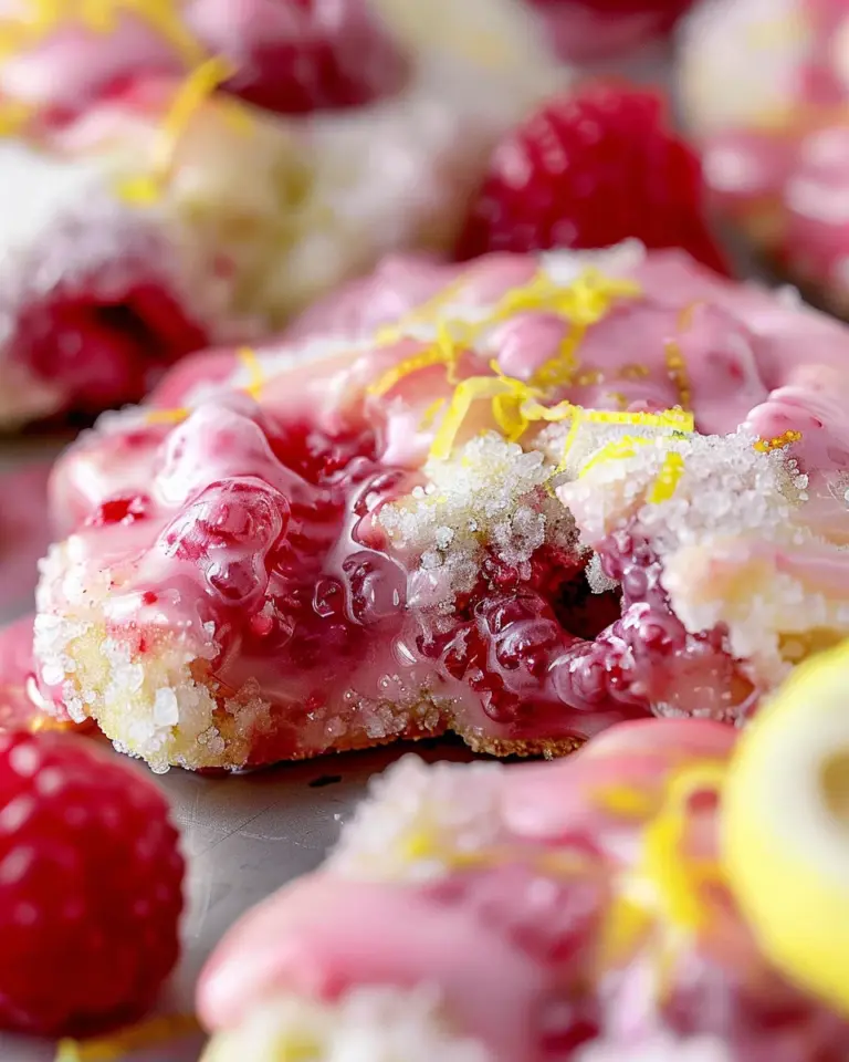 Lemon Raspberry Cookies