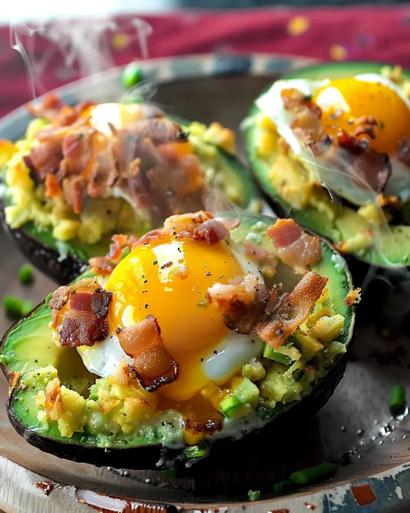 Breakfast Stuffed Avocados