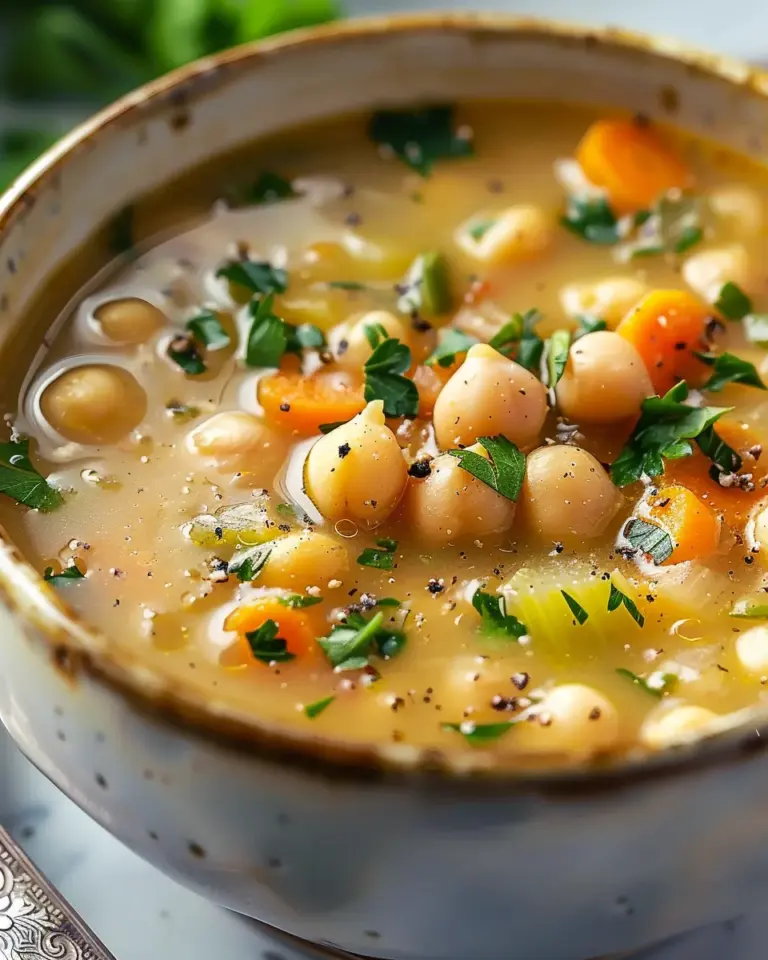 Quick Chickpea and White Bean Soup