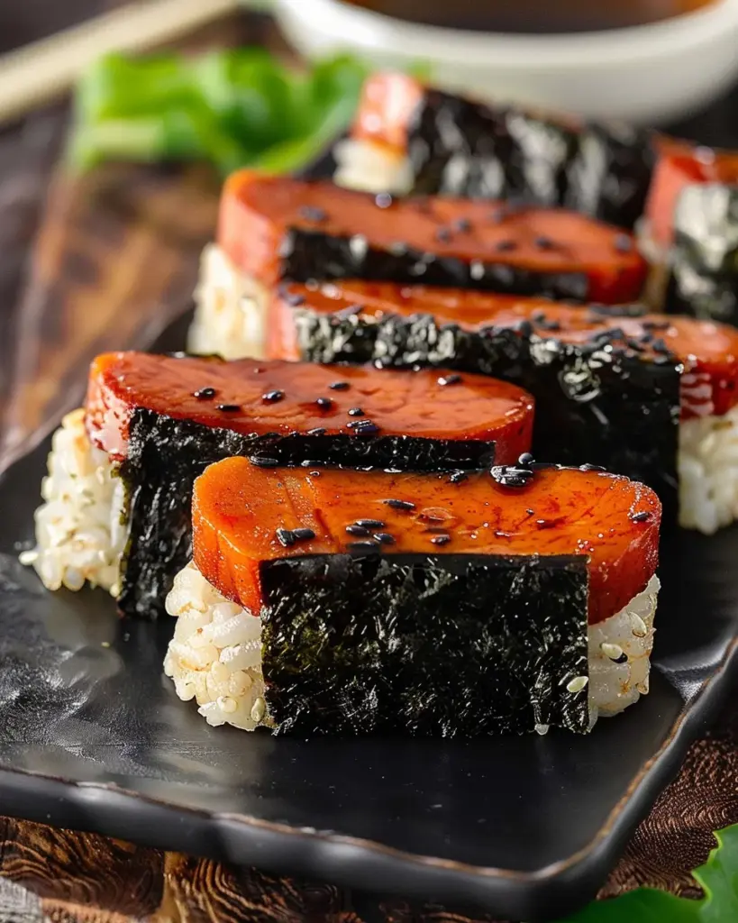Easy Hawaiian Spam Musubi with Sushi Nori Seaweed