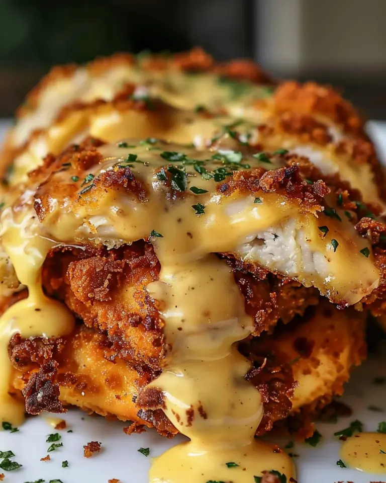 Savory Pretzel Chicken Mustard Cheddar