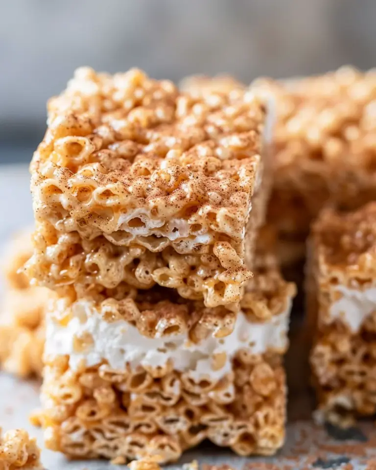 Churro Rice Krispie Treats