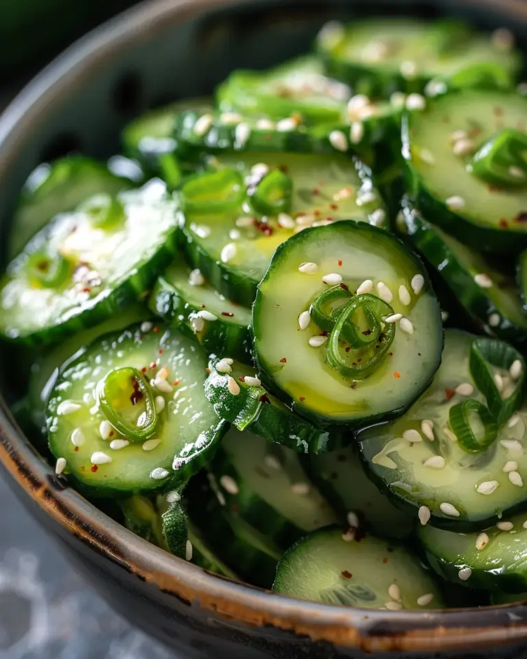 Easy Korean Cucumber Salad Recipe