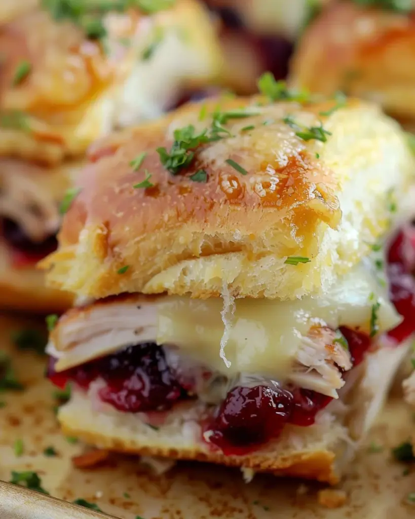 Turkey Cranberry Sliders