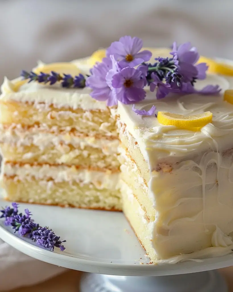 Lemon Lavender Cake