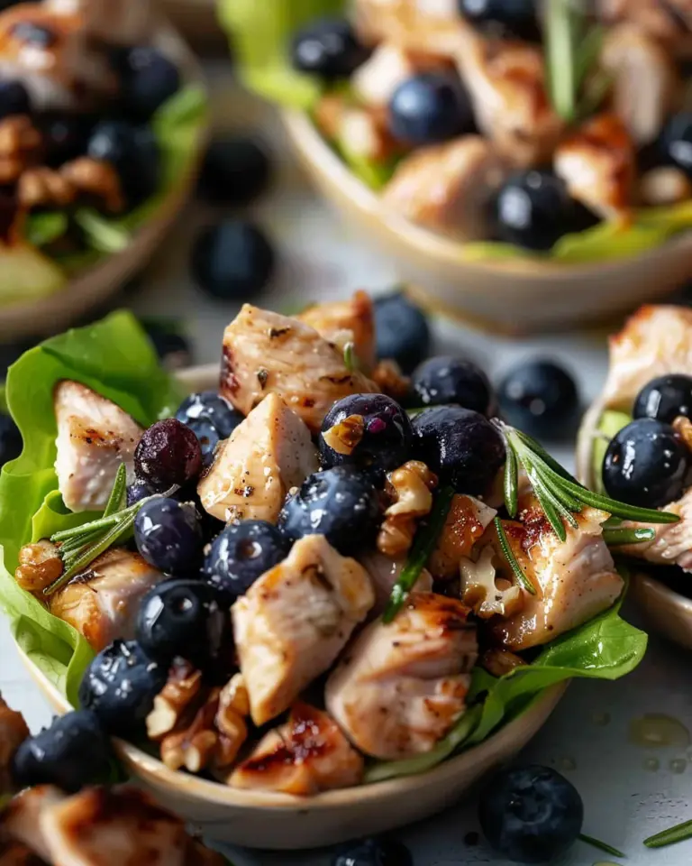 Blueberry Chicken Salad with Rosemary