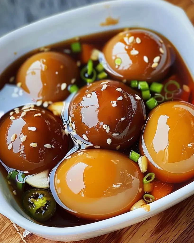 Soy Sauce Eggs – Marinated with Cola