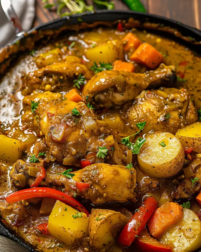 Authentic Jamaican Curry Chicken