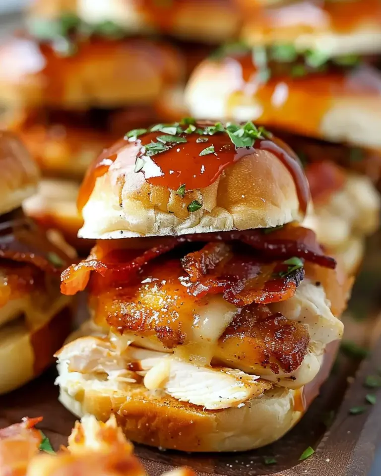 Maple Chicken Bacon Sliders: The Ultimate Recipe You’ll Love