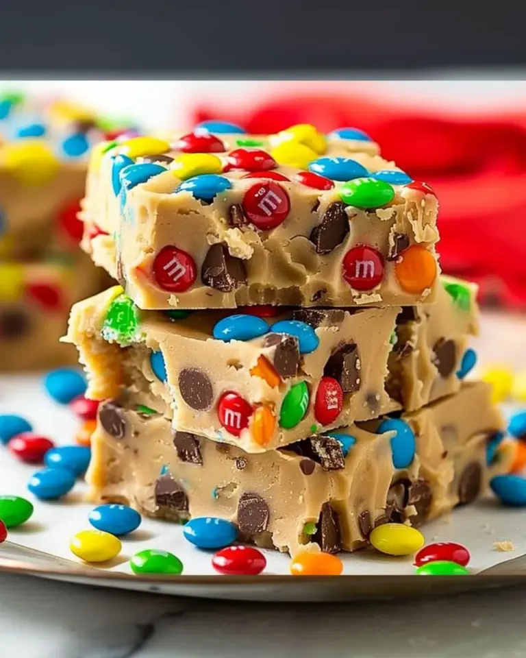 Monster Cookie Dough Fudge