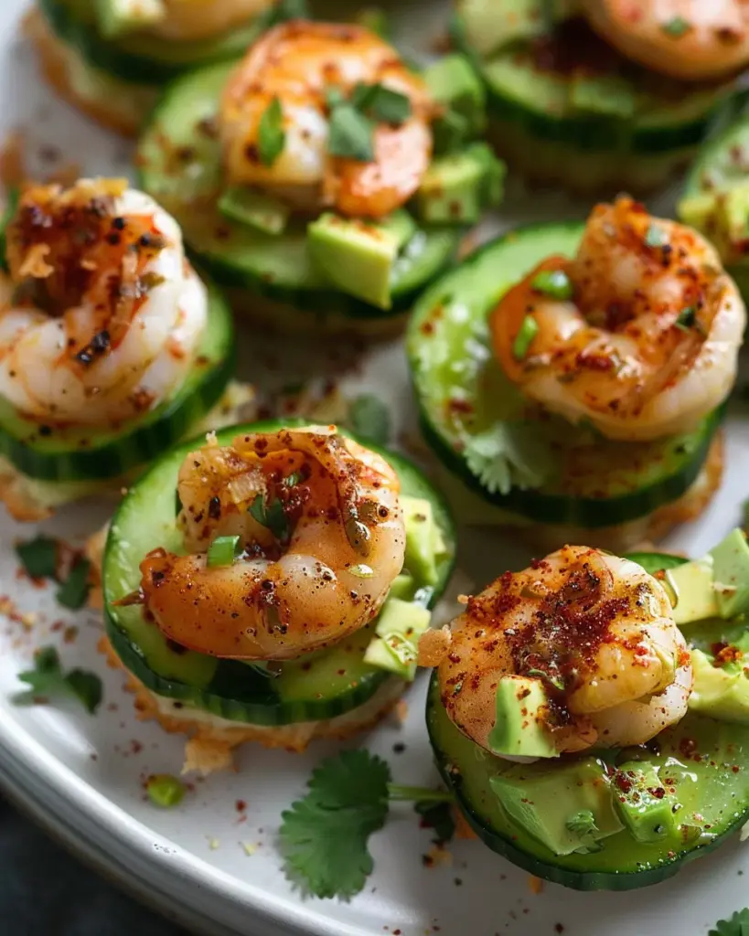 Shrimp Cucumber Bites