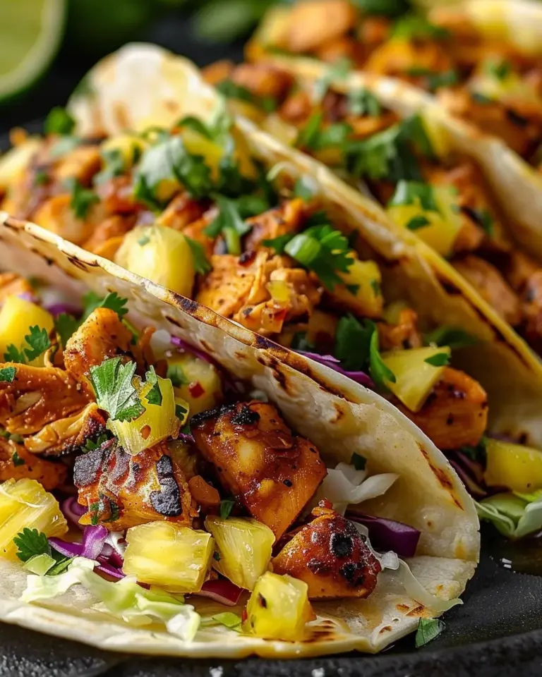 Pineapple Chicken Tacos: A Delicious & Easy Recipe