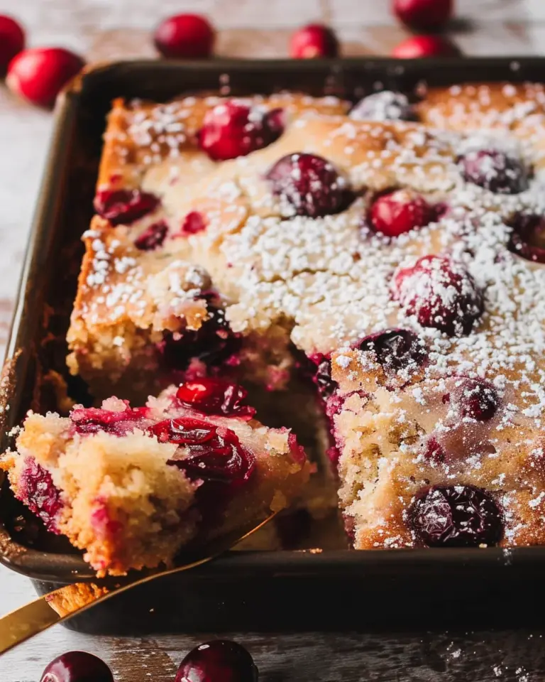 Cranberry Breakfast Cake