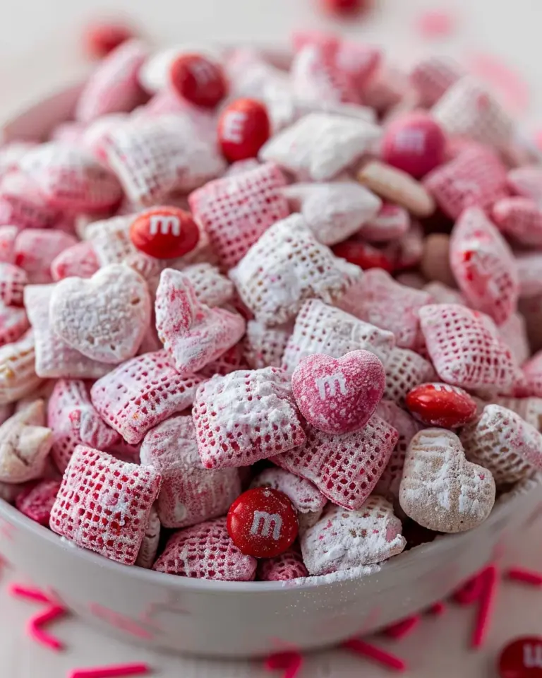 Valentine’s day muddy buddies