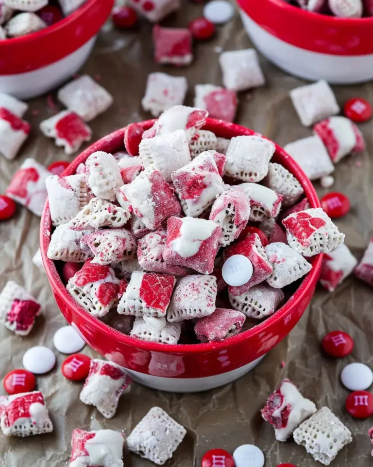 Red Velvet Puppy Chow
