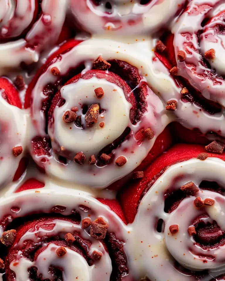Red Velvet Cinnamon Rolls